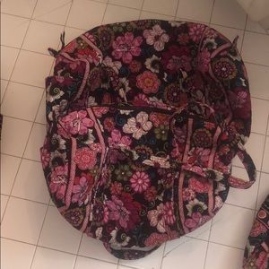 Vera Bradley large and small duffle bundle